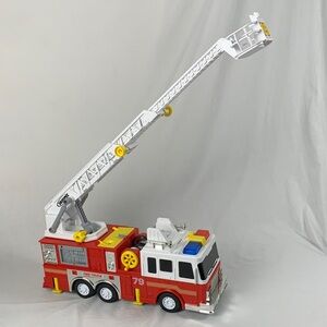 Fire Rescue VROOMIX Truck with Extendable Ladder and Sounds Interactive Truck